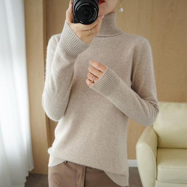 100%wool knitting and jumper turtleneck pullovers casual sweaters womens long sleeve all-match elastic ladies sweater, White;black
100%wool knitting and jumper turtleneck pullovers casual sweaters womens long sleeve all-match elastic ladies sweater, White;black