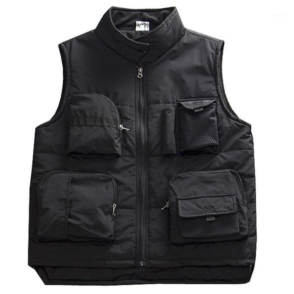 outdoor t-shirts autumn winter plus cotton velvet men's vest outdoors travel fishing climb pography multi-pocket women's warm wais, Gray;blue
outdoor t-shirts autumn winter plus cotton velvet men's vest outdoors travel fishing climb pography multi-pocket women's warm wais, Gray;blue