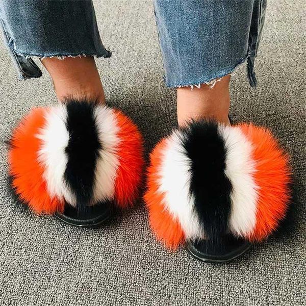 women's real fur slippers summer new outdoor flip flops fashion cute plush cool slippers fur large size1, Black
women's real fur slippers summer new outdoor flip flops fashion cute plush cool slippers fur large size1, Black