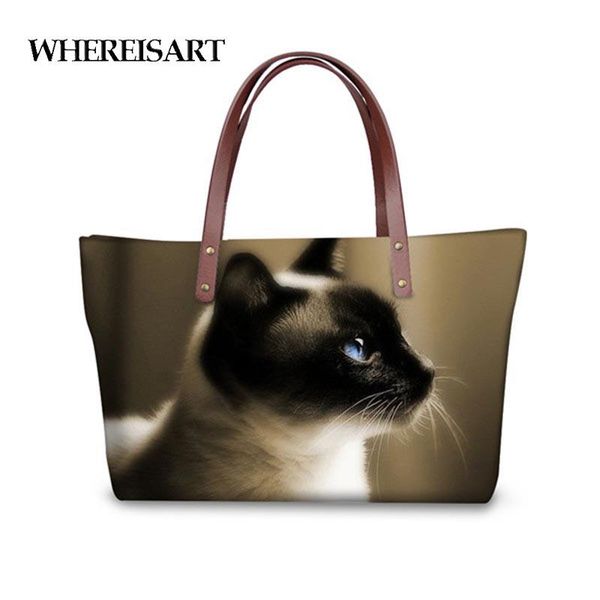 whereisart симпатичные 3d животных cat printing женщин сумки вскользь дамы девушки tote сумки плеча luxury travel top-ручка сумка болса
whereisart симпатичные 3d животных cat printing женщин сумки вскользь дамы девушки tote сумки плеча luxury travel top-ручка сумка болса