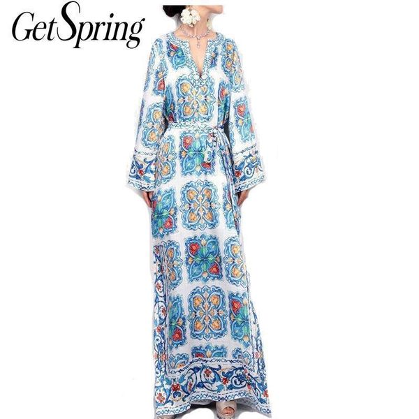 getspring women dress summer maxi dress print chiffon dresses v neck long sleeve loose split bohemia boho floral plus size y200805, Black;pink
getspring women dress summer maxi dress print chiffon dresses v neck long sleeve loose split bohemia boho floral plus size y200805, Black;pink