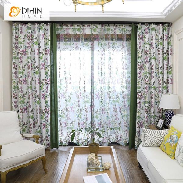 dihin home pastoral flower tree printed blackout curtains floral cotton / linen curtain drapes for living room 1 panel
dihin home pastoral flower tree printed blackout curtains floral cotton / linen curtain drapes for living room 1 panel
