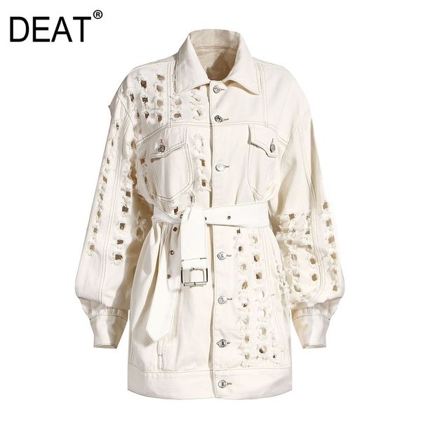 deat new autumn and winter full sleeves metal hollow out waist belt denim fashion women jacket female 1y917 201026, Black;brown
deat new autumn and winter full sleeves metal hollow out waist belt denim fashion women jacket female 1y917 201026, Black;brown