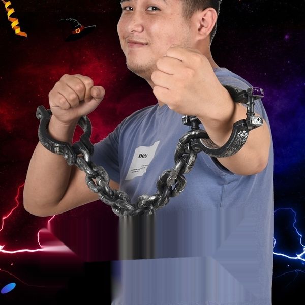 8qbsr halloween simulation chain bracelet iron prop chain rusty bar haunted house iron prisoners plastic handcuffs shackles dressed bracelet
8qbsr halloween simulation chain bracelet iron prop chain rusty bar haunted house iron prisoners plastic handcuffs shackles dressed bracelet
