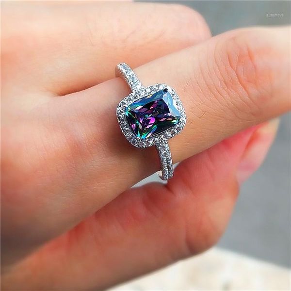 cute female rainbow colorful stone ring boho silver color wedding band ring promise love engagement rings for women1, Slivery;golden
cute female rainbow colorful stone ring boho silver color wedding band ring promise love engagement rings for women1, Slivery;golden