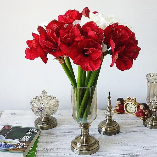 4pcs/lot artificial amaryllis flower fleurs artificielles for home table wedding decoration silk flowers hippeastrum flores1
4pcs/lot artificial amaryllis flower fleurs artificielles for home table wedding decoration silk flowers hippeastrum flores1