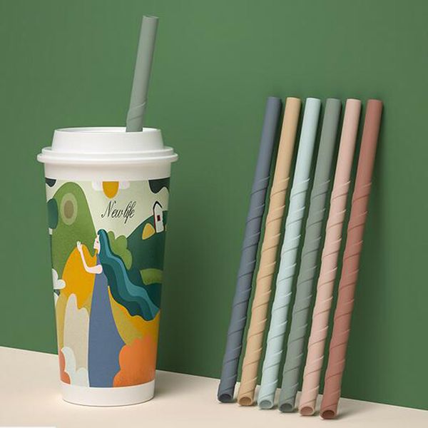 reusable silicone collapsible drinking straws flexible screw thread silicone straws bpa straw with cleaning brushes
reusable silicone collapsible drinking straws flexible screw thread silicone straws bpa straw with cleaning brushes