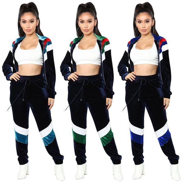 два piece set женщины streetwear с длинным рукавом молния villus пальто высокой талии щитового карандаш штаны matching set fall 2020, Gray
два piece set женщины streetwear с длинным рукавом молния villus пальто высокой талии щитового карандаш штаны matching set fall 2020, Gray