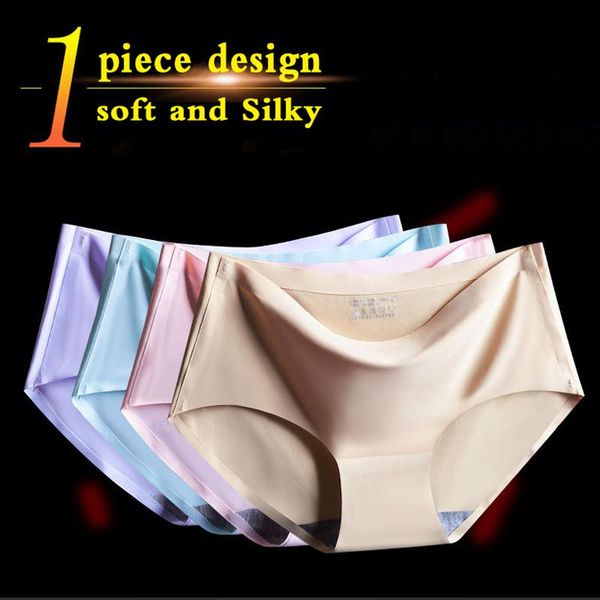 4 piece set/new one-piece ice silk traceless underwear women waist size girls solid color briefs comfort seamless panties, Black;pink
4 piece set/new one-piece ice silk traceless underwear women waist size girls solid color briefs comfort seamless panties, Black;pink