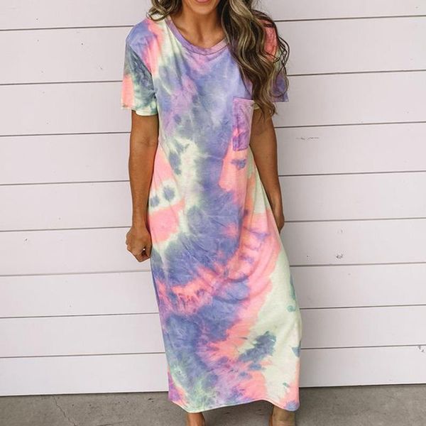 pocket straight long dress summer beach side split casual maxi dress boho tie dye loose short sleeve female sundress femme robe, Black;gray
pocket straight long dress summer beach side split casual maxi dress boho tie dye loose short sleeve female sundress femme robe, Black;gray