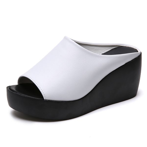 2021 the new summer cunhas platform women sandals white black fish mouth ladies gross background slides mhrx
2021 the new summer cunhas platform women sandals white black fish mouth ladies gross background slides mhrx
