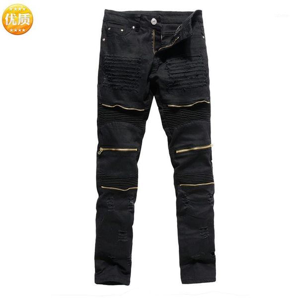 men's jeans hole feet pants european spring station cultivate morality zipper more locomotive men's summer1, Blue
men's jeans hole feet pants european spring station cultivate morality zipper more locomotive men's summer1, Blue