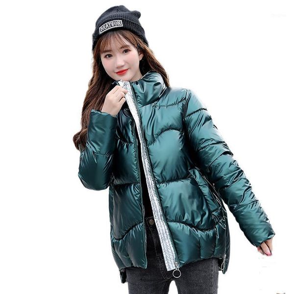 2020 autumn women's winter coats fashion silver stand collar parkas winter jacket women pockets padded cotton coat 3xl1, Black
2020 autumn women's winter coats fashion silver stand collar parkas winter jacket women pockets padded cotton coat 3xl1, Black