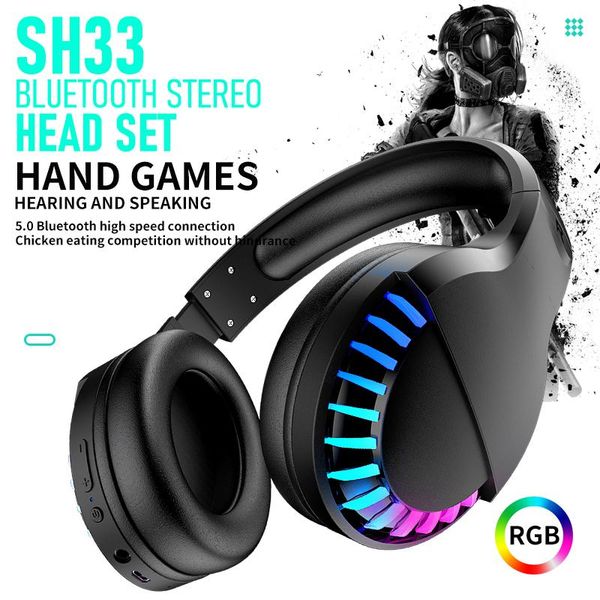 new 2020 sh33 bluetooth 5.0 headphones hifi stereo wireless earphone gaming headsets over-ear noise canceling with mic support
new 2020 sh33 bluetooth 5.0 headphones hifi stereo wireless earphone gaming headsets over-ear noise canceling with mic support