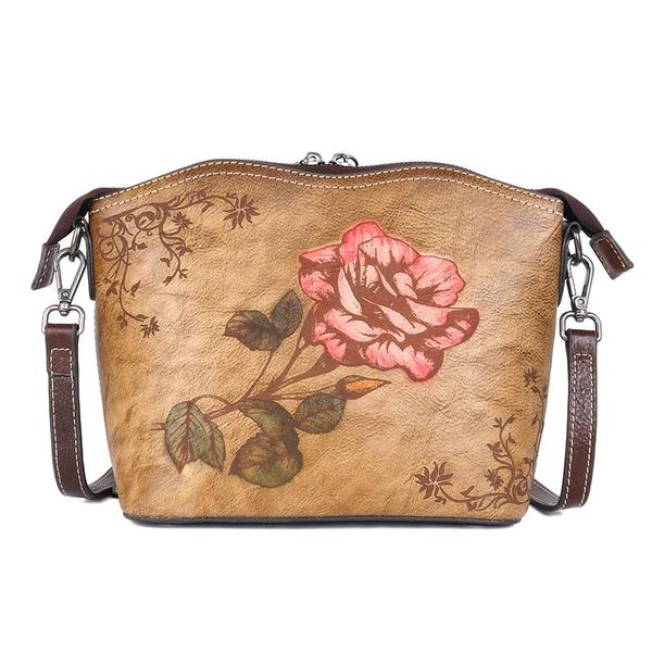 women genuine leather messenger crossbody bags multi-capacity rose printing chinese style retro female shoulder bag
women genuine leather messenger crossbody bags multi-capacity rose printing chinese style retro female shoulder bag