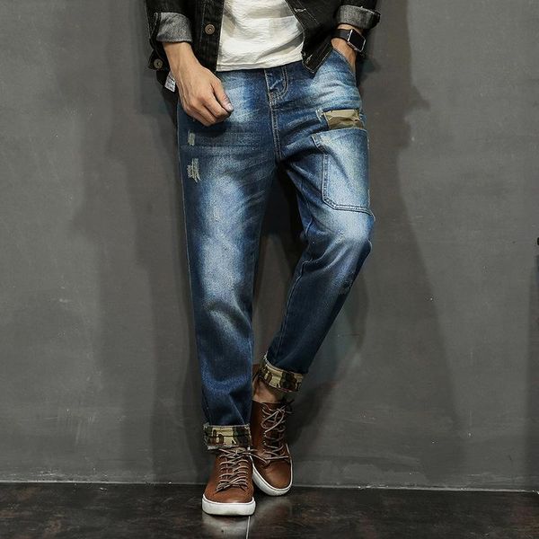 pantalones anchos hombre plus size men jeans homme multi-pocket camouflage stretch baggy homme harem loose jeans mens clothes, Blue
pantalones anchos hombre plus size men jeans homme multi-pocket camouflage stretch baggy homme harem loose jeans mens clothes, Blue