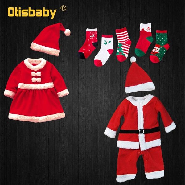 1-12y new year girls christmas dress boys santa claus costume velvet red kids clothing set infant dress baby girl xmas socks y201009, White
1-12y new year girls christmas dress boys santa claus costume velvet red kids clothing set infant dress baby girl xmas socks y201009, White