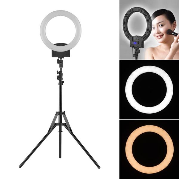 12 inch portable led video ring light studio pgraphy lamp lcd display bi-color temperature adjustable brightness
12 inch portable led video ring light studio pgraphy lamp lcd display bi-color temperature adjustable brightness