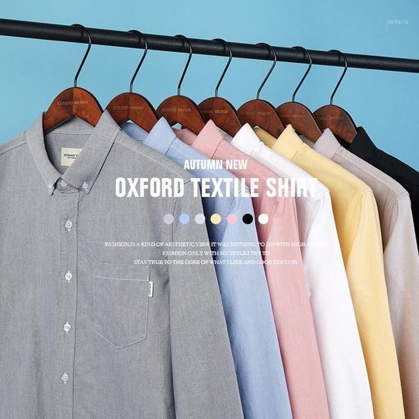 kuegou 100% cotton autumn man's shirts oxford fashion business casual quality shirt men long sleeve clothing plus size 205241, White;black
kuegou 100% cotton autumn man's shirts oxford fashion business casual quality shirt men long sleeve clothing plus size 205241, White;black