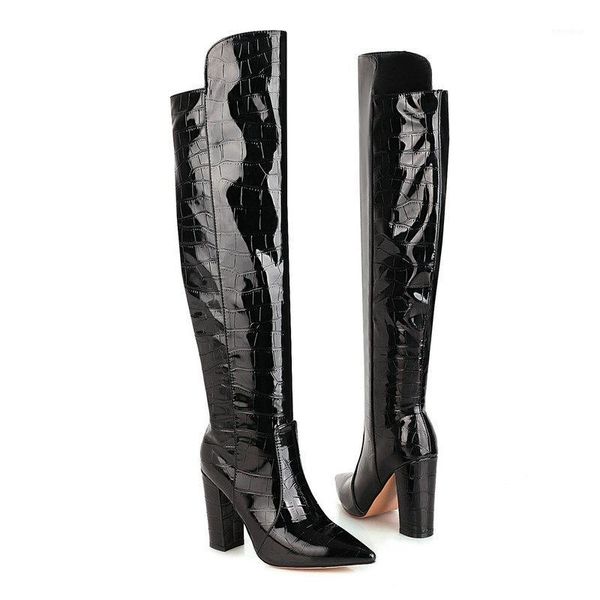 elegant women side zipper high heels boots over the knee high boots winter autumn party shoes woman black white red brown1
elegant women side zipper high heels boots over the knee high boots winter autumn party shoes woman black white red brown1