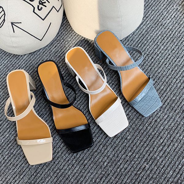 2021 new mode shoes summer style resistant to wear of the open toe robust women's heels 163n, Black
2021 new mode shoes summer style resistant to wear of the open toe robust women's heels 163n, Black