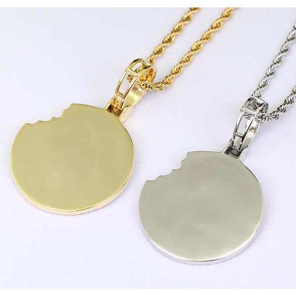 18k gold plaated cookies pendant necklace iced out cubic zircon mens hip hop bling wmtcoi beauty888, Silver
18k gold plaated cookies pendant necklace iced out cubic zircon mens hip hop bling wmtcoi beauty888, Silver