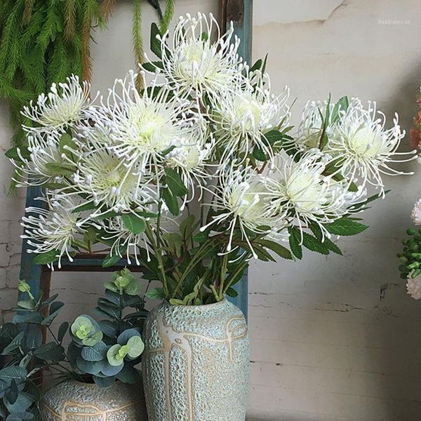 decorative flowers & wreaths 3heads/branch leucospermum artificial for wedding decoration flores artificiales plastic fake fleur artificiell
decorative flowers & wreaths 3heads/branch leucospermum artificial for wedding decoration flores artificiales plastic fake fleur artificiell