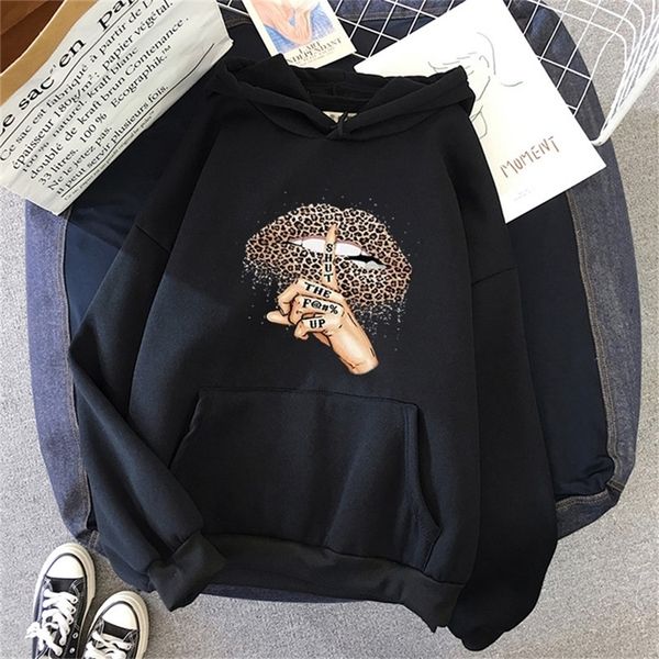 print big lips oversized sweatshirt women's hoodies kawaii full sleeve pullovers harajuku korean style clothes 201209, Black
print big lips oversized sweatshirt women's hoodies kawaii full sleeve pullovers harajuku korean style clothes 201209, Black