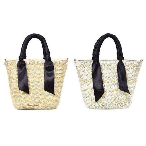 vintage summer bucket bag handmade bohemia pearls star rattan woven travel handbag straw knitted lady beach tote bag khaki
vintage summer bucket bag handmade bohemia pearls star rattan woven travel handbag straw knitted lady beach tote bag khaki