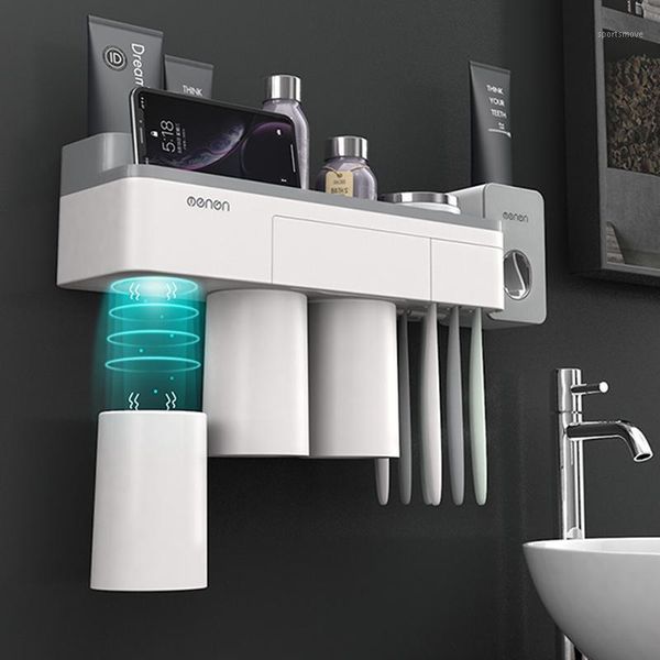 bath accessory set bathroom accessories toothbrush holder toothpaste storage organizer for toothbrushes shelf magnetic adsorption with cup1
bath accessory set bathroom accessories toothbrush holder toothpaste storage organizer for toothbrushes shelf magnetic adsorption with cup1