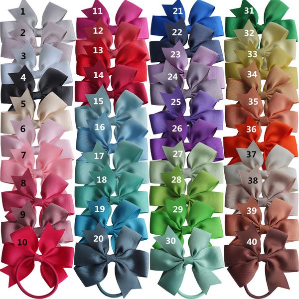 pinwheel bow with elastic 3.5'' hairbow kids girls accessories ponytail holder hair bands dovetail bows 40pcs y200710, Slivery;white
pinwheel bow with elastic 3.5'' hairbow kids girls accessories ponytail holder hair bands dovetail bows 40pcs y200710, Slivery;white
