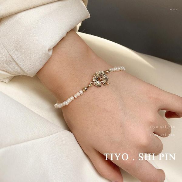 fresh water pearl boudoir bracelet ins niche design korean version of simple personality bracelets female hand ornaments net red1, Golden;silver
fresh water pearl boudoir bracelet ins niche design korean version of simple personality bracelets female hand ornaments net red1, Golden;silver