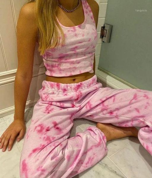 summer sports sets women tie dyeing sweatsuit slim crop and pants casual sportswear 2 piece suits women tracksuit female set1, White
summer sports sets women tie dyeing sweatsuit slim crop and pants casual sportswear 2 piece suits women tracksuit female set1, White