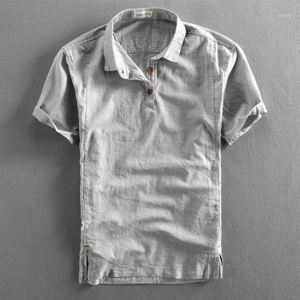 summer mens short-sleeved dress shirt cotton thin retro breathable men half-sleeve linen shirts male tide slim clothing1, White;black
summer mens short-sleeved dress shirt cotton thin retro breathable men half-sleeve linen shirts male tide slim clothing1, White;black