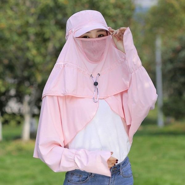 long arm sleeve and face neck full protection women sun hat summer cool female sets outdoor cycling protection sets thin, Blue;gray
long arm sleeve and face neck full protection women sun hat summer cool female sets outdoor cycling protection sets thin, Blue;gray