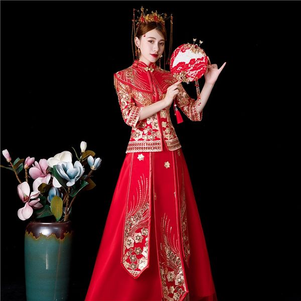toast red xiuhe long chinese bridal formal banquet and toast red xiuhe long chinese bridal formal wedding dressbanquet dress and wedding dre, Black;gray
toast red xiuhe long chinese bridal formal banquet and toast red xiuhe long chinese bridal formal wedding dressbanquet dress and wedding dre, Black;gray