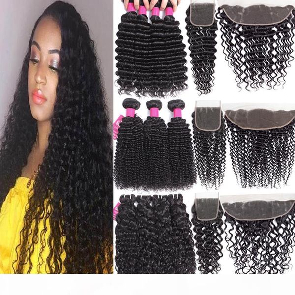 9a brazilian human hair bundles with closures 4x4 lace closure or 13x4 lace frontal closure kinky curly deep wave bundles with closure, Black
9a brazilian human hair bundles with closures 4x4 lace closure or 13x4 lace frontal closure kinky curly deep wave bundles with closure, Black