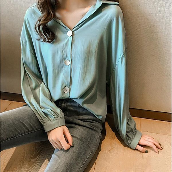 women chiffon summer plus size shirts fashion 2019 new turn-down long sleeve blouse lapel shirt womens regular blusas solid 20181, White
women chiffon summer plus size shirts fashion 2019 new turn-down long sleeve blouse lapel shirt womens regular blusas solid 20181, White
