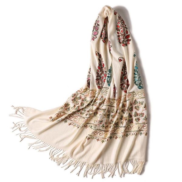 runmeifa 2018 new fashion women cashmere leaves embroidery shawls and wraps winter warm foulards femme soft elegant long tassel wmtvjh, Blue;gray
runmeifa 2018 new fashion women cashmere leaves embroidery shawls and wraps winter warm foulards femme soft elegant long tassel wmtvjh, Blue;gray