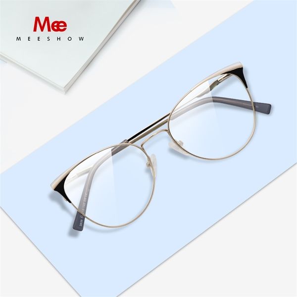 meeshow designer brand alloy glasses frame women vintage cat eyes prescription eyeglasses new fashion europe optical frame glass t200428, Silver
meeshow designer brand alloy glasses frame women vintage cat eyes prescription eyeglasses new fashion europe optical frame glass t200428, Silver