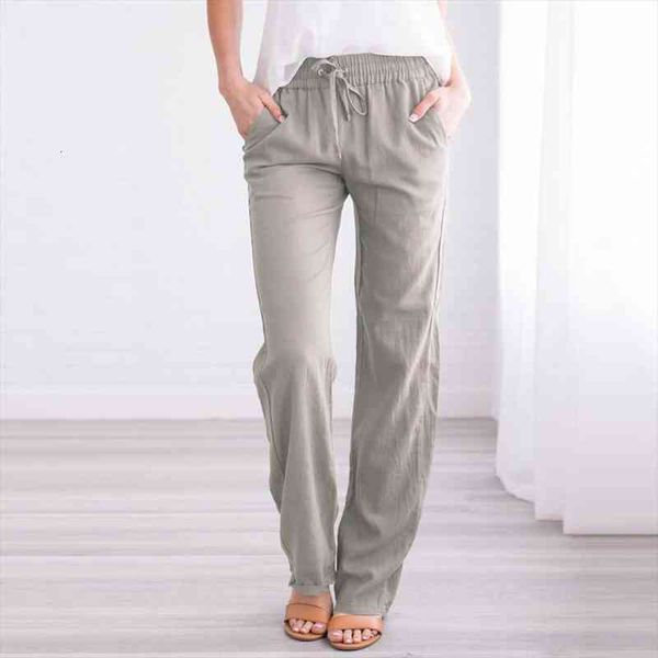 summer pants womens cotton linen drawstring loose wide-leg pants long trousers with pocket pantalones de mujer, Black;white
summer pants womens cotton linen drawstring loose wide-leg pants long trousers with pocket pantalones de mujer, Black;white
