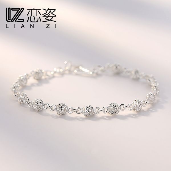999 sterling silver bracelet for women korean style simple new four-leaf clover argent pur jewelry student mori style girlfriends birthday g
999 sterling silver bracelet for women korean style simple new four-leaf clover argent pur jewelry student mori style girlfriends birthday g