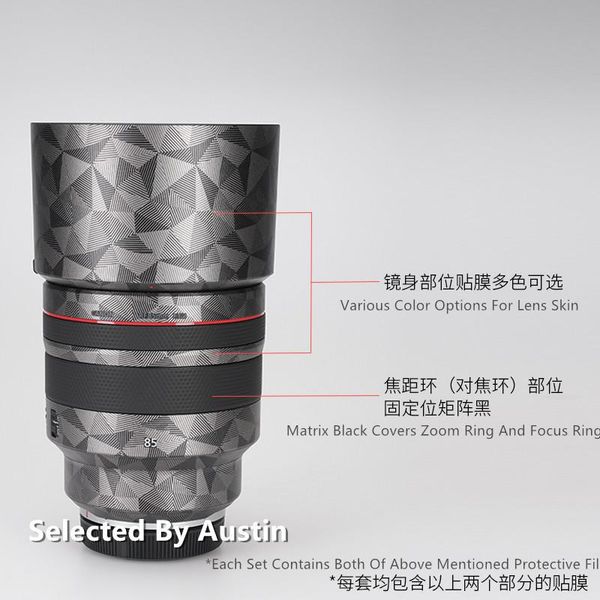 lens skin decal wrap film protector for rf85 1.2 anti-scratch sticker
lens skin decal wrap film protector for rf85 1.2 anti-scratch sticker