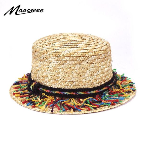 flat straw hat summer spring women's trip cap leisure pearl beach sun hats fringed colorful tassel breathable fashion flower, Blue;gray
flat straw hat summer spring women's trip cap leisure pearl beach sun hats fringed colorful tassel breathable fashion flower, Blue;gray