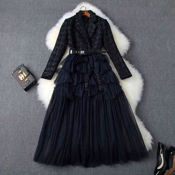 casual dresses autumn winter women woolen tweed dress notched collar long sleeve belt mesh black business chic party vestidos 6ea6, Black;gray
casual dresses autumn winter women woolen tweed dress notched collar long sleeve belt mesh black business chic party vestidos 6ea6, Black;gray
