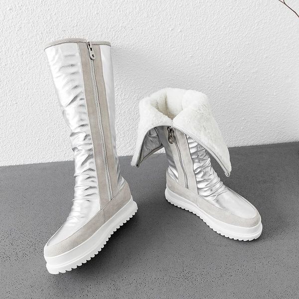 boots 2021 winter warm wool female big size snow casual office flats platform genuine leather women sweet ankle, Black
boots 2021 winter warm wool female big size snow casual office flats platform genuine leather women sweet ankle, Black