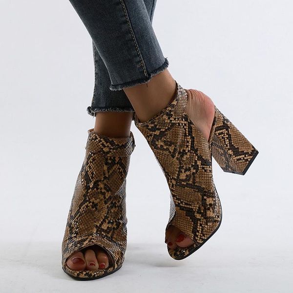 women sandals fashion snake-grain thick heel high-heeled open toe back summer female party beach sandals shoes plus size m140#, Black
women sandals fashion snake-grain thick heel high-heeled open toe back summer female party beach sandals shoes plus size m140#, Black