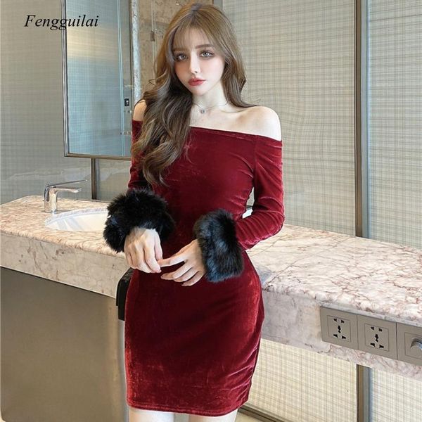 casual dresses fall 2021 strapless one shoulder tight hip elegant with fur for women party dress, Black;gray
casual dresses fall 2021 strapless one shoulder tight hip elegant with fur for women party dress, Black;gray