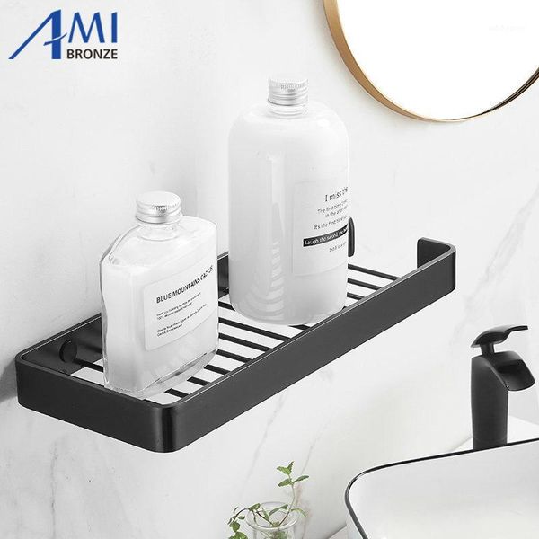 bathroom shelves black/silver space aluminum single tier shelf shampoo kitchen rack1
bathroom shelves black/silver space aluminum single tier shelf shampoo kitchen rack1
