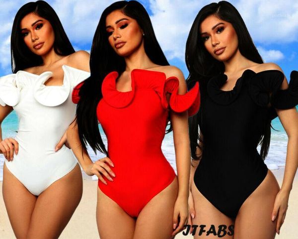 women's jumpsuits & rompers summer women casual bodysuits solid ruffles skiny bodycon off shoulder bodysuits1, Black;white
women's jumpsuits & rompers summer women casual bodysuits solid ruffles skiny bodycon off shoulder bodysuits1, Black;white
